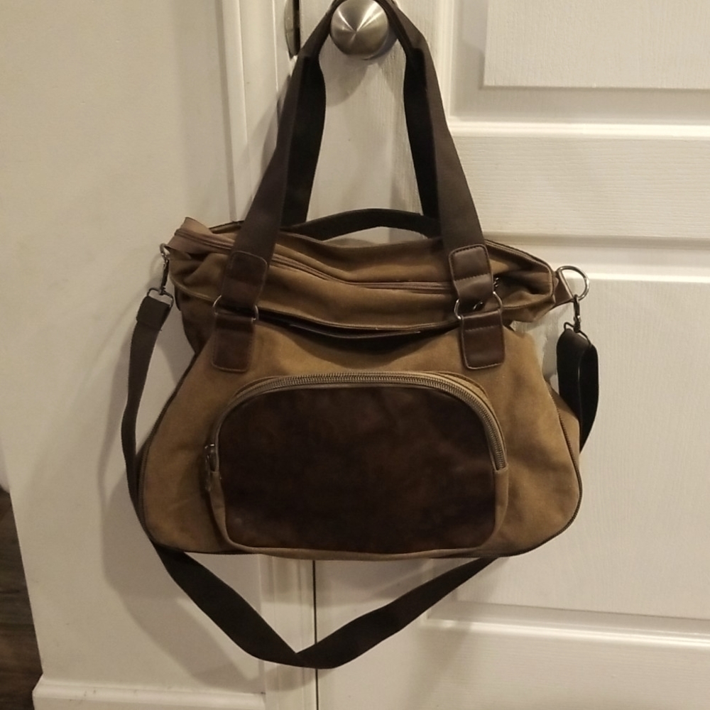 NWOT Large Canvas Satchel